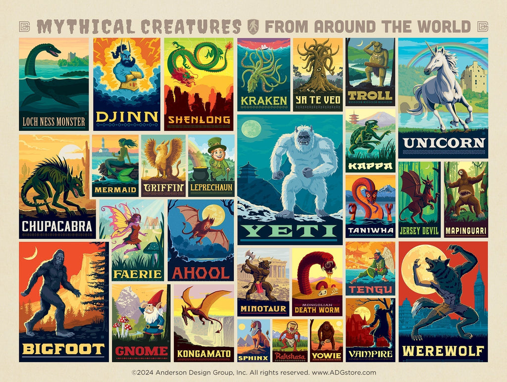Summer 2025 American Travel Destinations, Legends, and Mythical Creatures