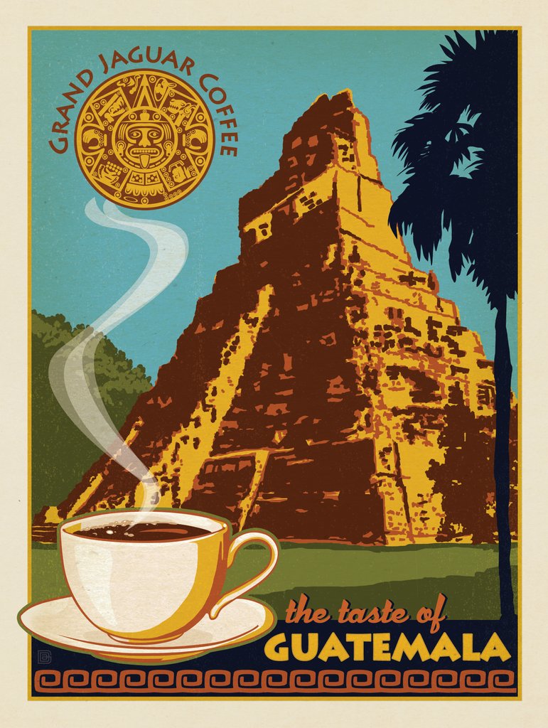 Grand Jaguar Guatemalan Coffee - Art Print - Artwork