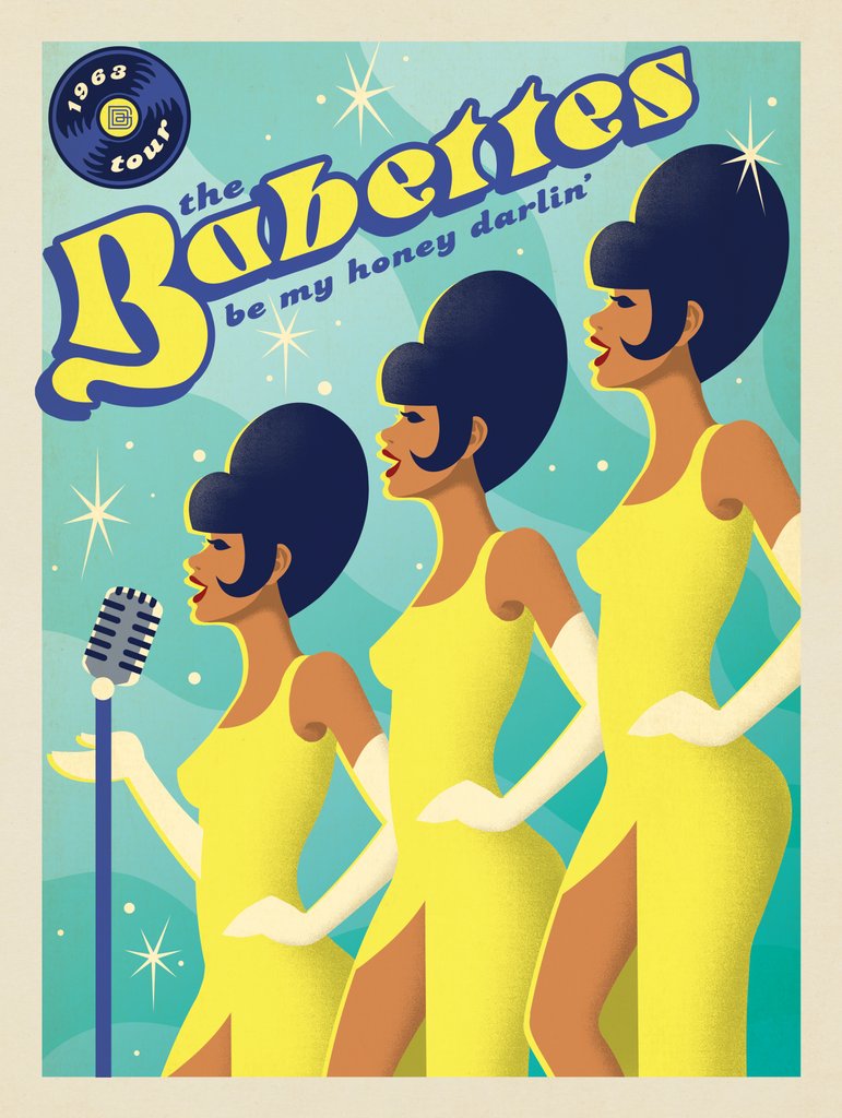 The Babettes - Metal Sign - Artwork
