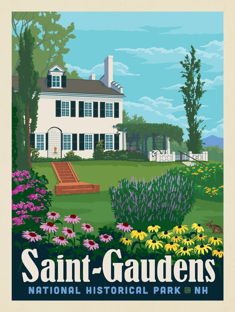 Saint-Gaudens National Historical Park, NH - Art Print - Artwork