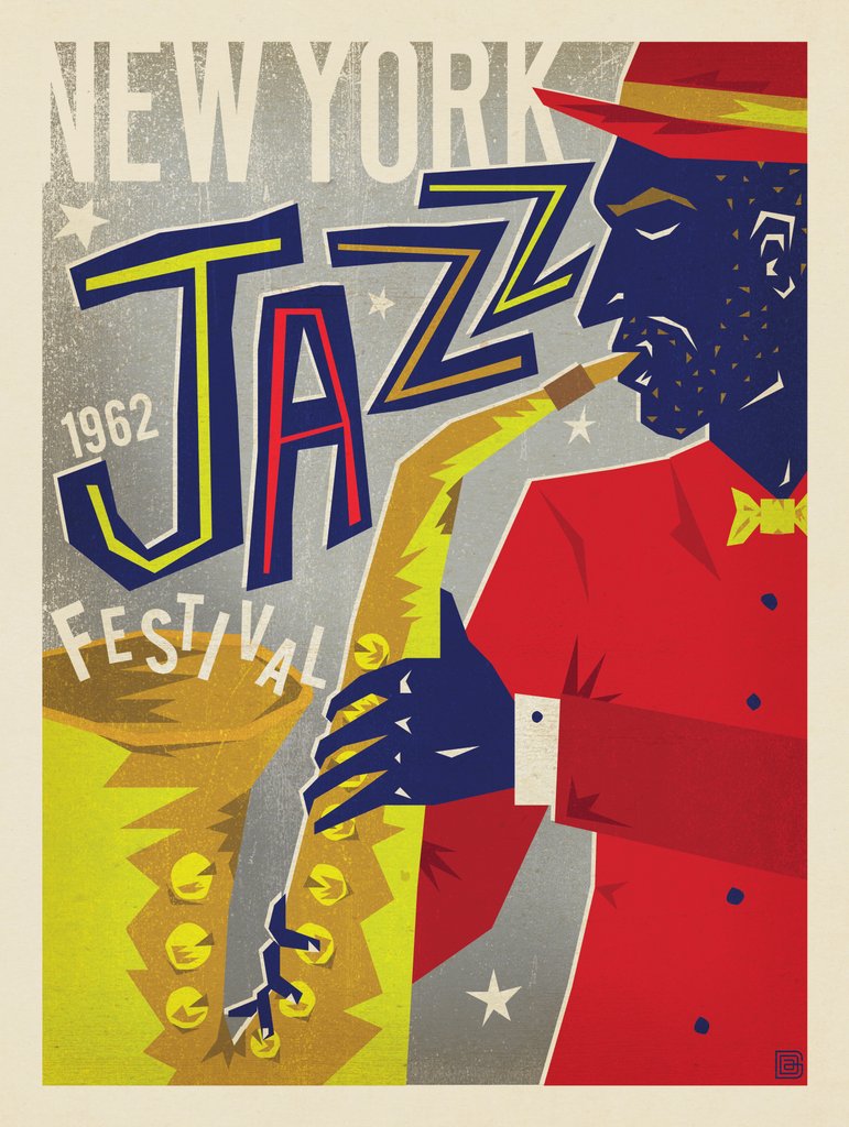 New York Jazz Festival - Canvas - Artwork