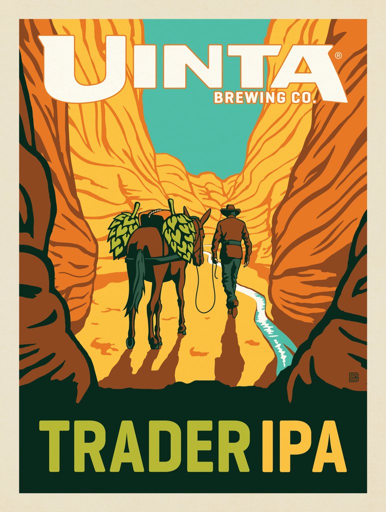 Trader IPA (Vertical) - Notecards - Artwork