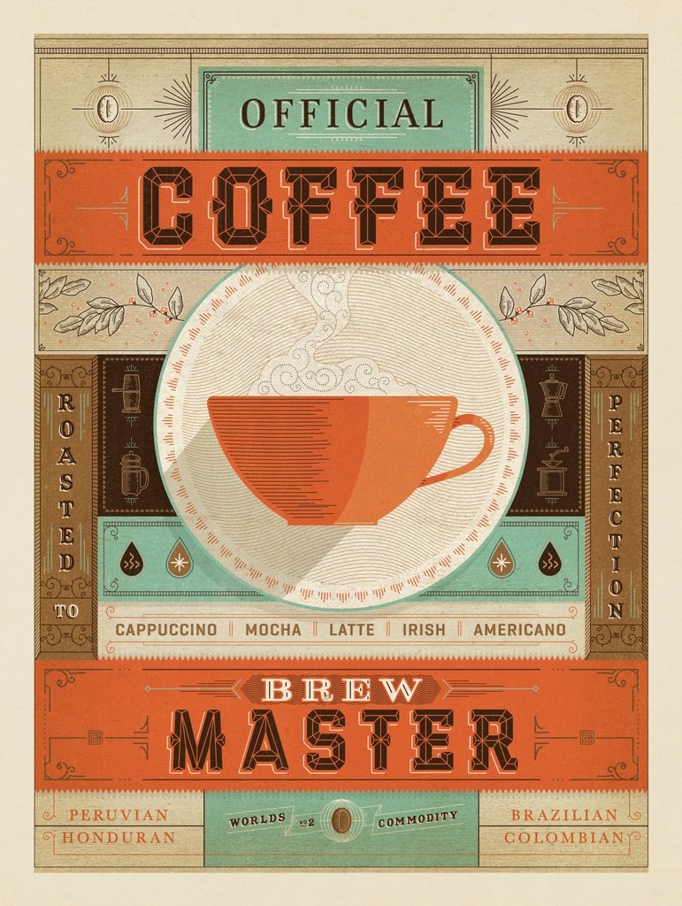 Official Coffee Brew Master - Notecards - Artwork