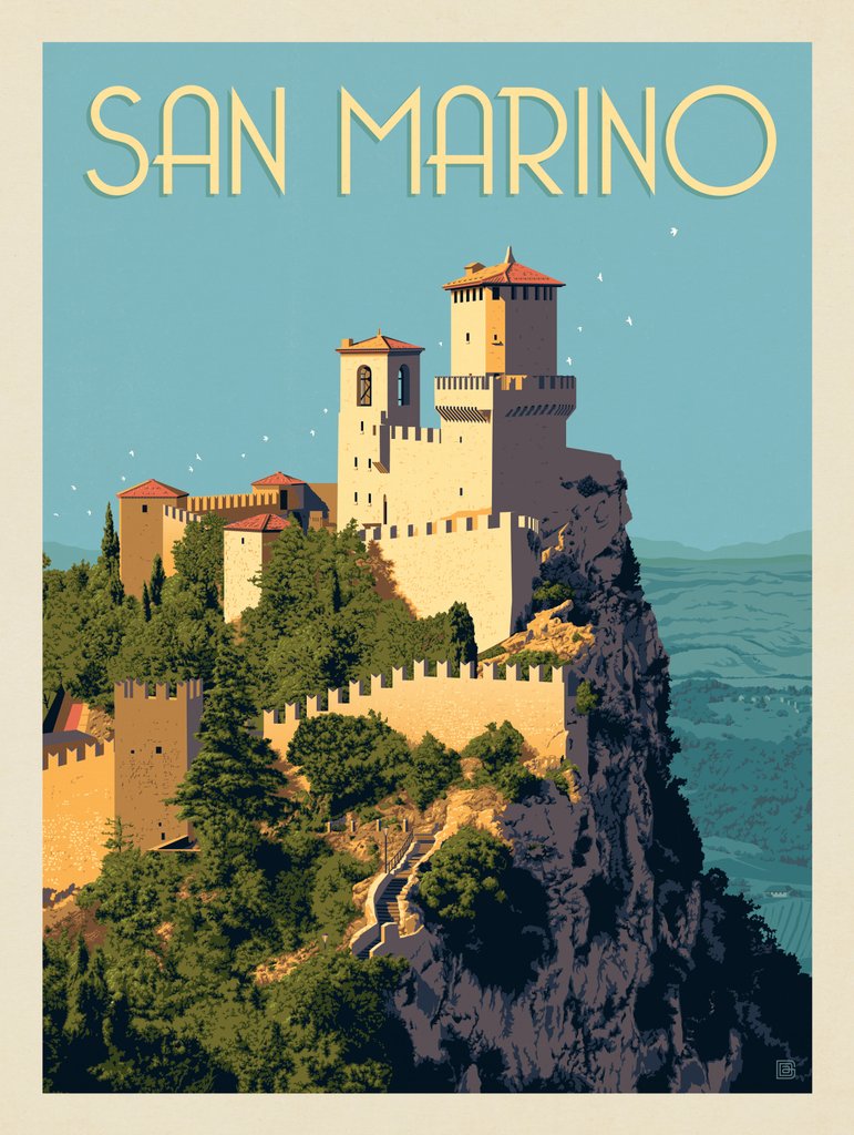 San Marino - Canvas - Artwork