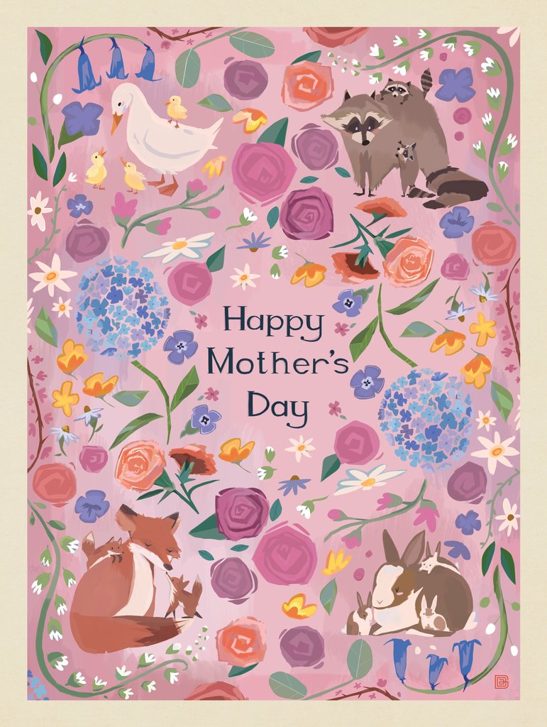 A Greeting Card: Happy Mother's Day! - Postcards - Artwork