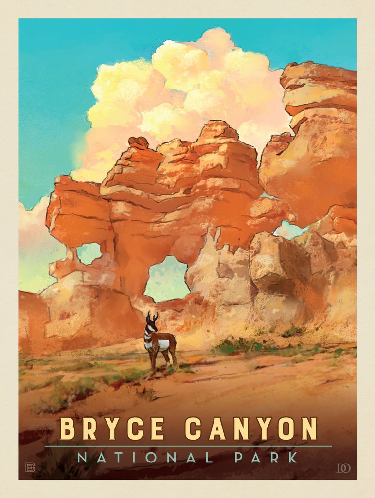 Bryce Canyon National Park: Antelope - Art Print - Artwork