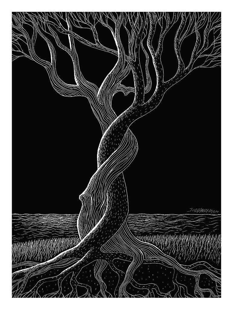 Scratchboard: Intertwined - Canvas - Artwork