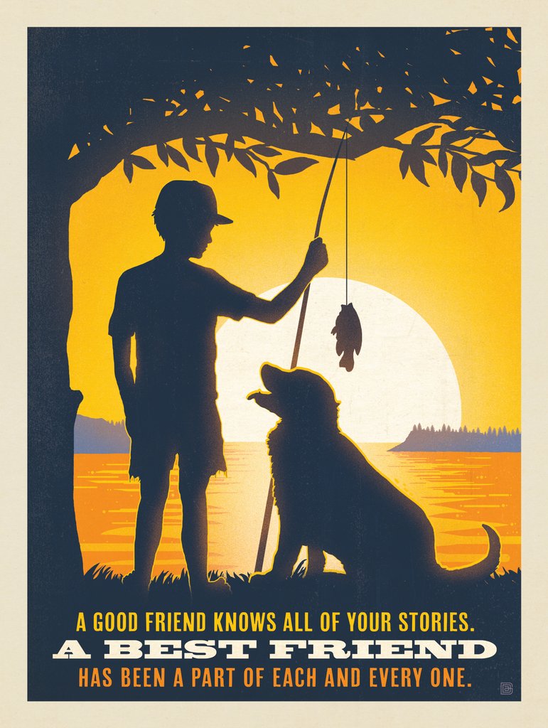Best Friends - Postcards - Artwork