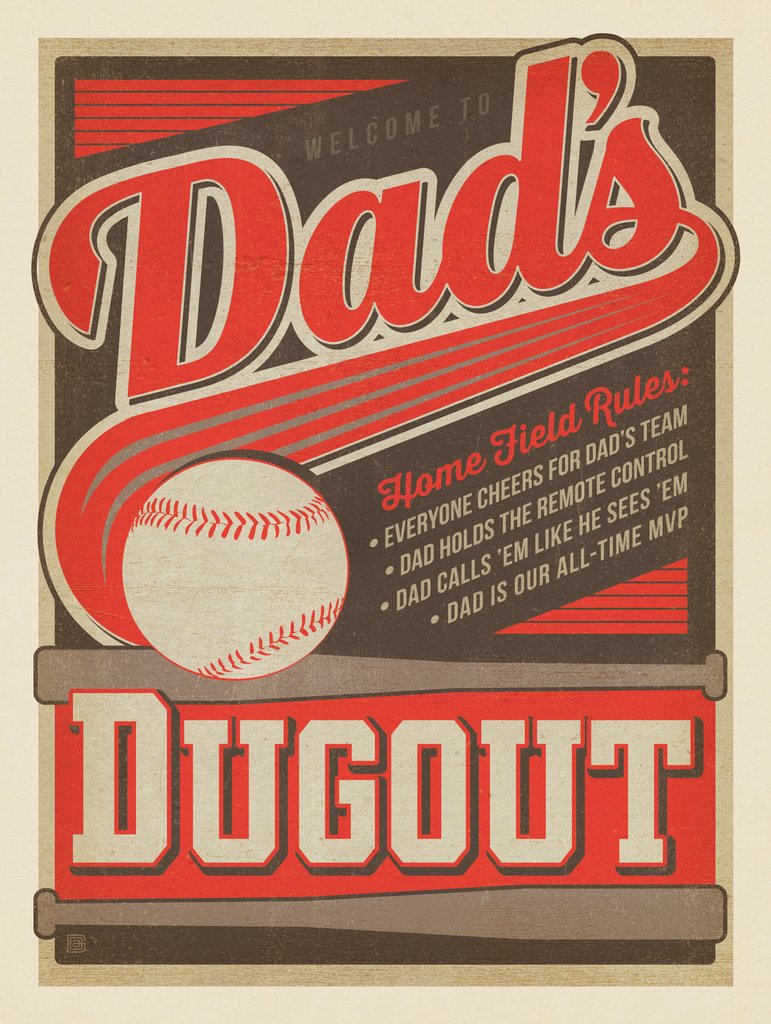 Dad’s Dugout - Art Print - Artwork