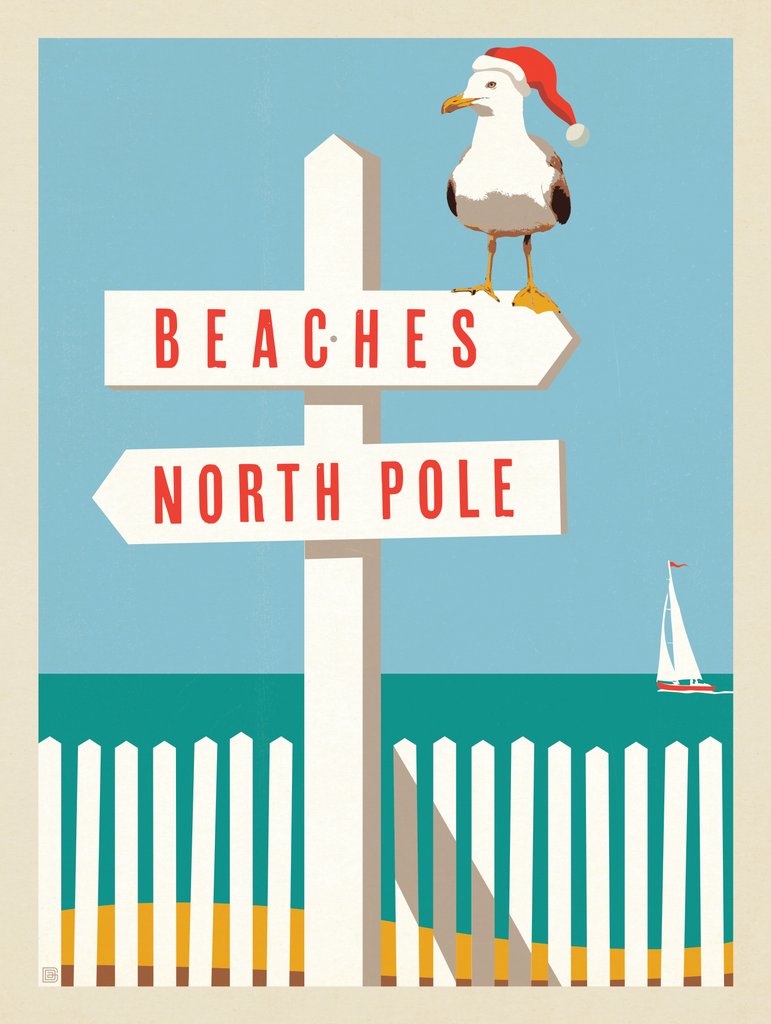 Beaches/North Pole - Postcards - Artwork