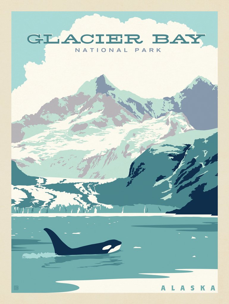 Glacier Bay National Park: Orca - Canvas - Artwork