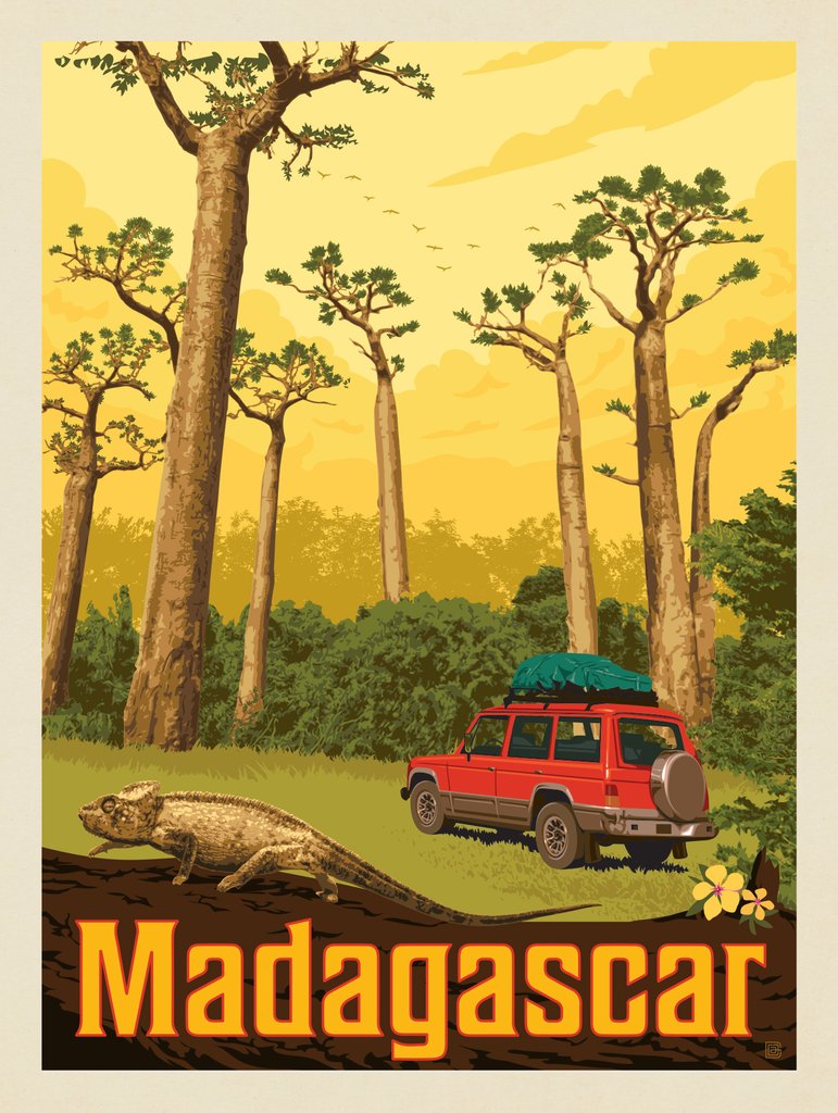 Madagascar - Notecards - Artwork