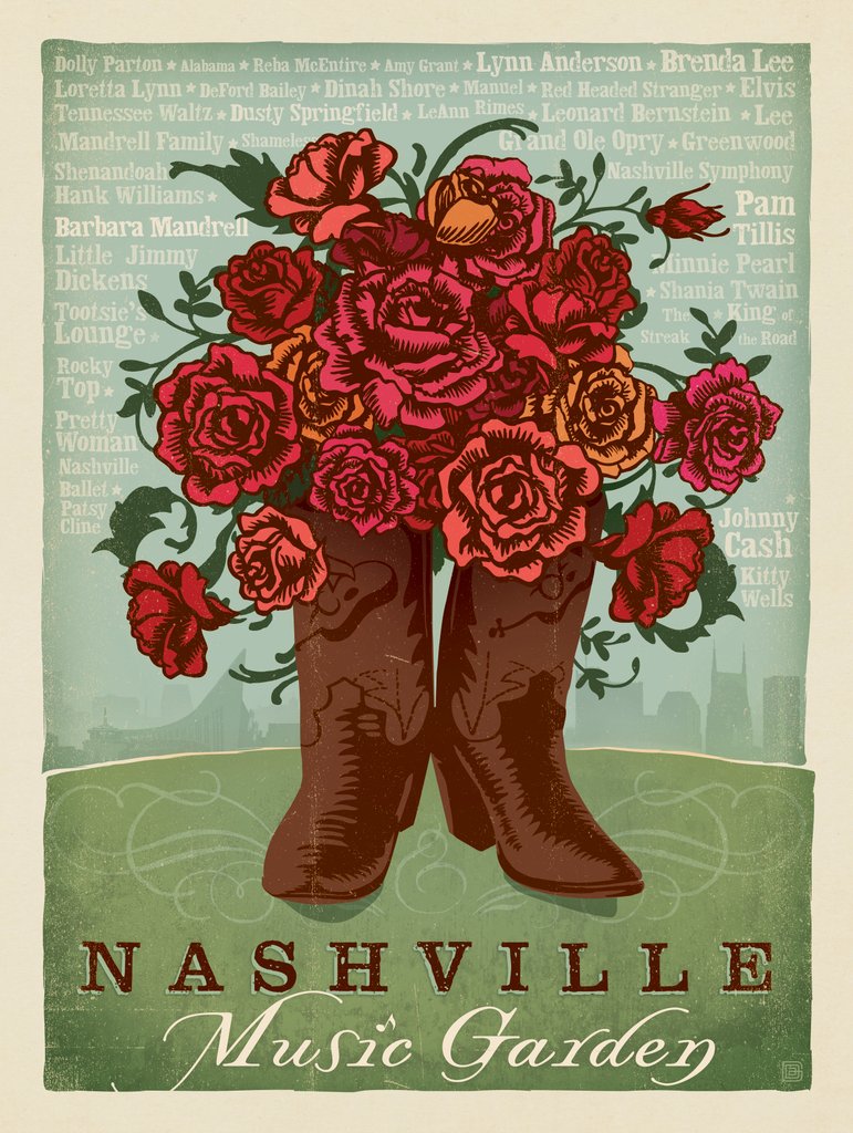 Music In Bloom - Canvas - Artwork
