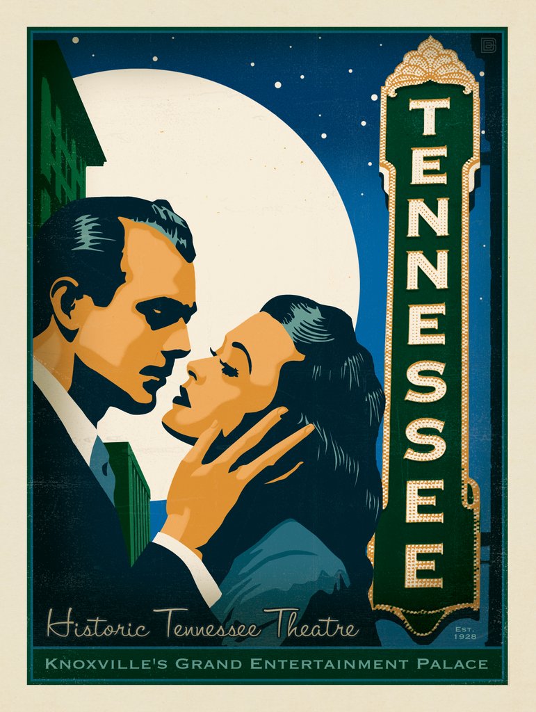 Tennessee Theatre - Art Print - Artwork