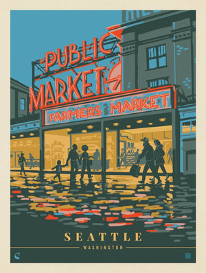 USA-Seattle, WA: Morning at the Market