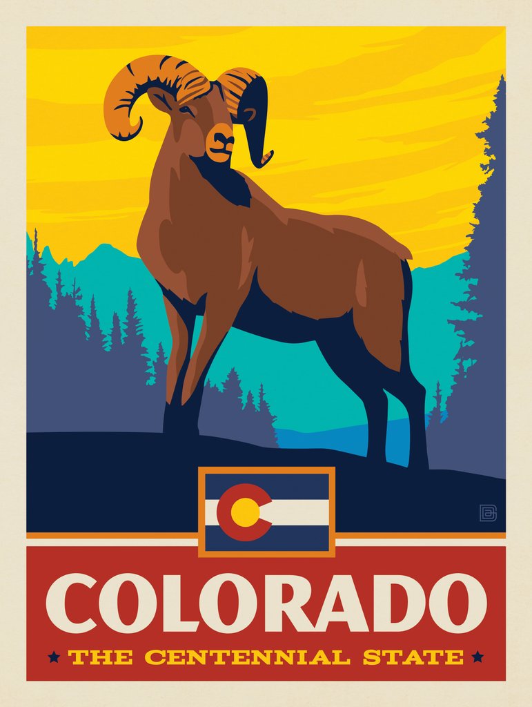 Colorado State Pride - Postcards - Artwork