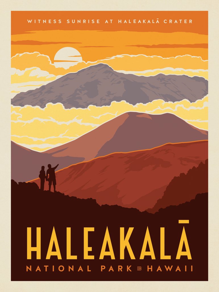 Haleakala National Park - Metal Sign - Artwork