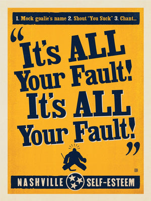 Spirit Of Nashville Hockey Fan Club: It's All Your Fault!