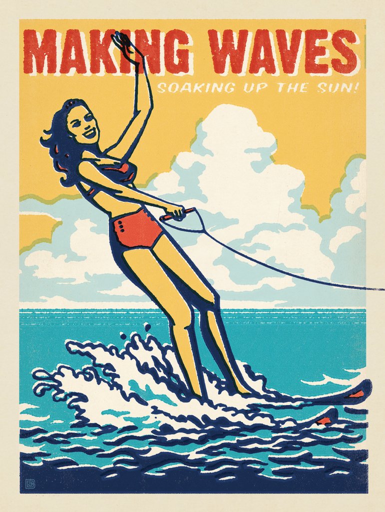 Making Waves - Canvas - Artwork