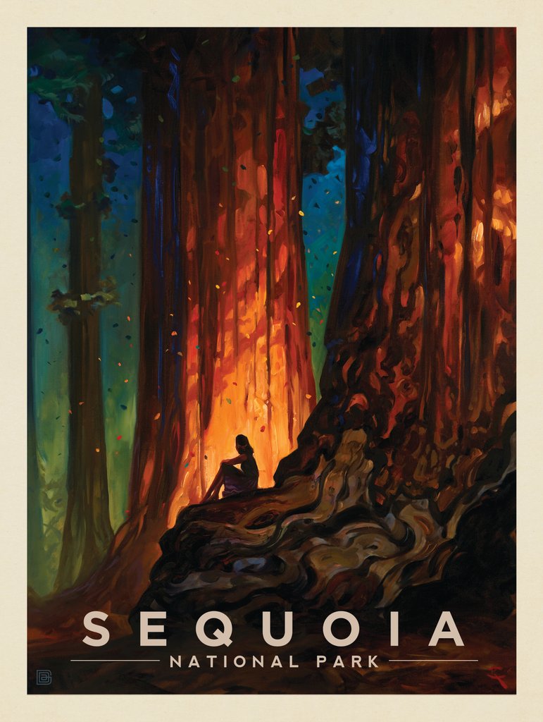 Sequoia National Park: Nature's Cathedral-KC - Canvas - Artwork