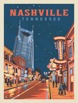 Nashville, TN: Broadway Lights