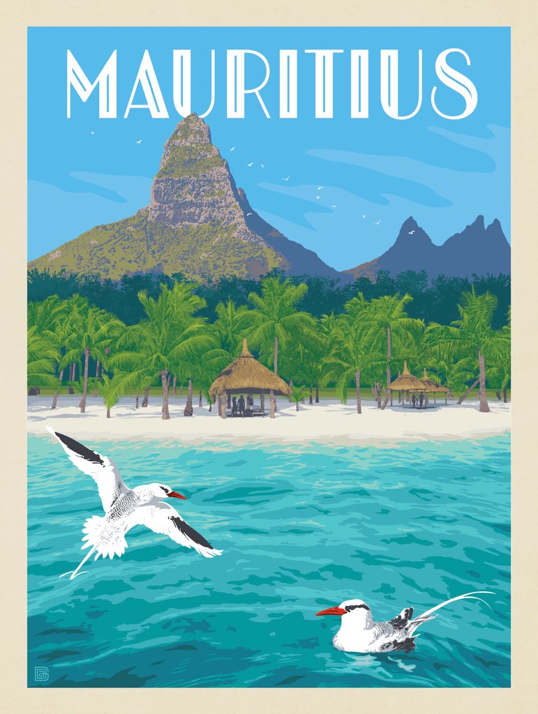 Mauritius - Art Print - Artwork
