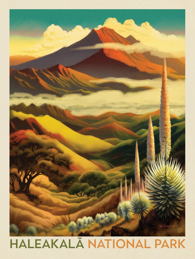 Haleakalā National Park: Above The Clouds - Notecards - Artwork