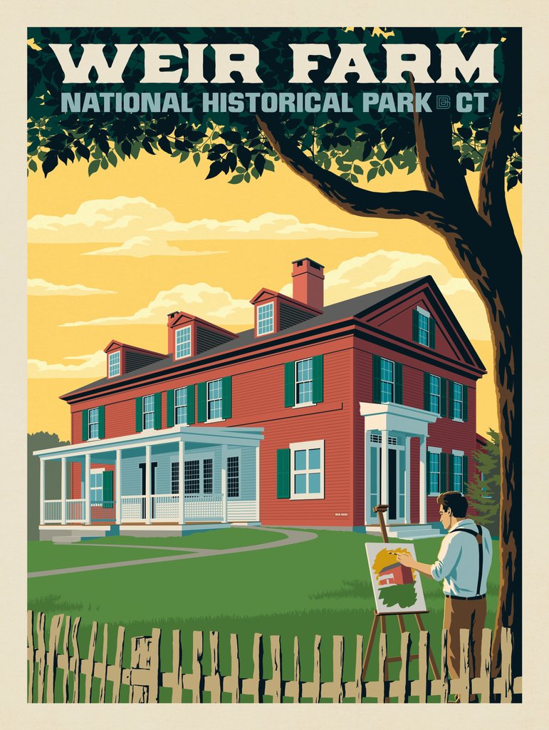 Weir Farm National Historical Park, CT - Notecards - Artwork