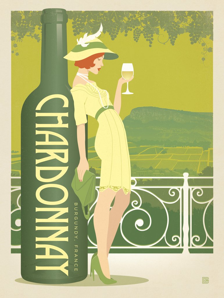 Chardonnay - Art Print - Artwork