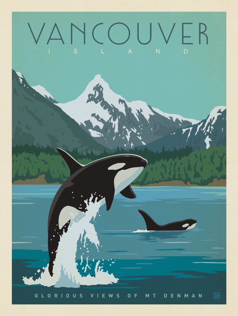 Canada: Vancouver Island - Canvas - Artwork