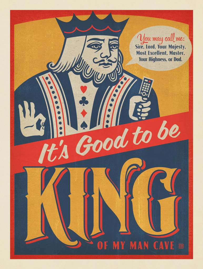 It’s Good To Be King - Postcards - Artwork