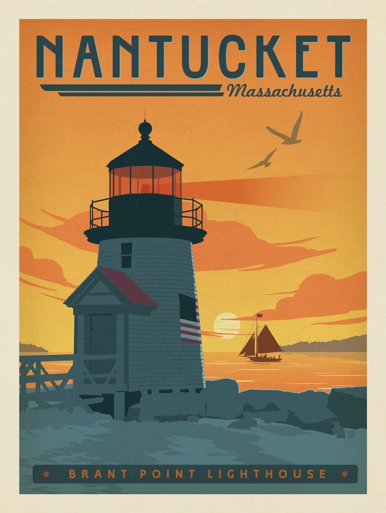 Nantucket, MA - Canvas - Artwork