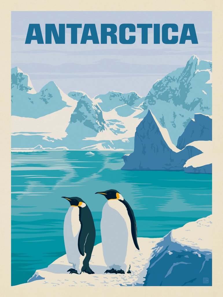 Antarctica - Art Print - Artwork