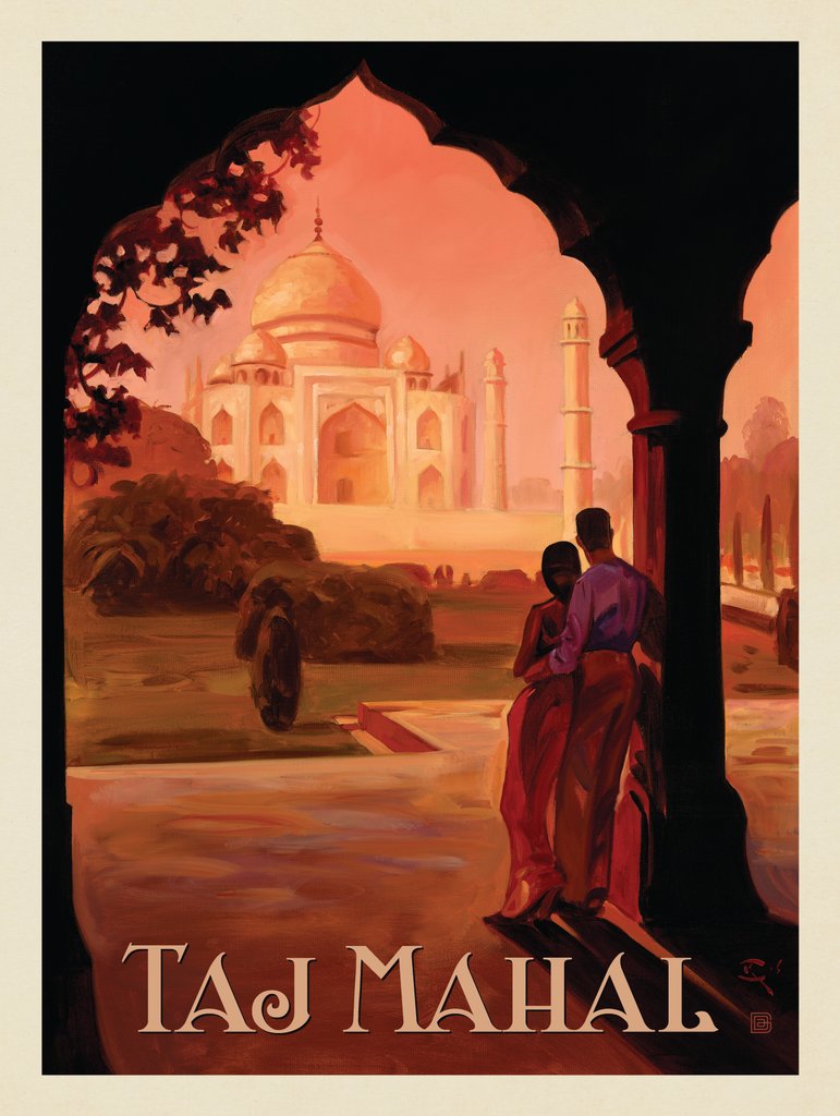 India: Taj Mahal Moment - Canvas - Artwork