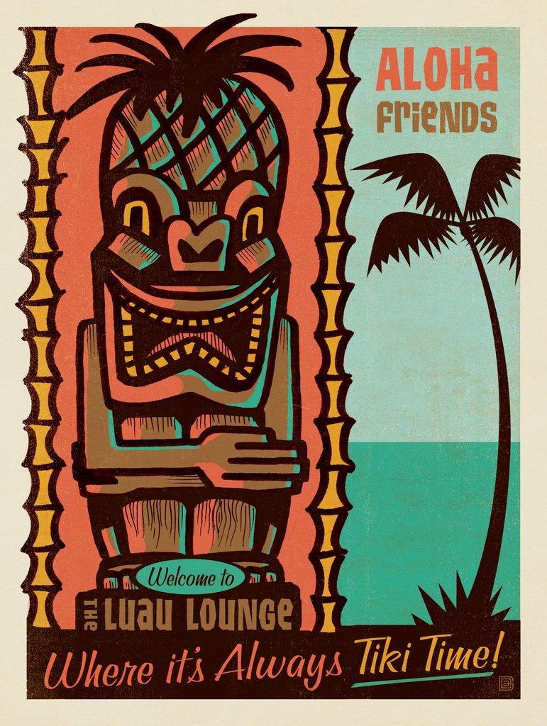 Tiki Time - Art Print - Artwork
