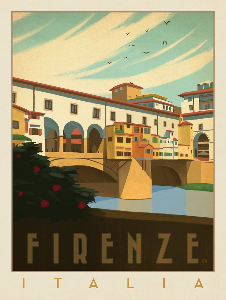 Italia: Firenze - Notecards - Artwork