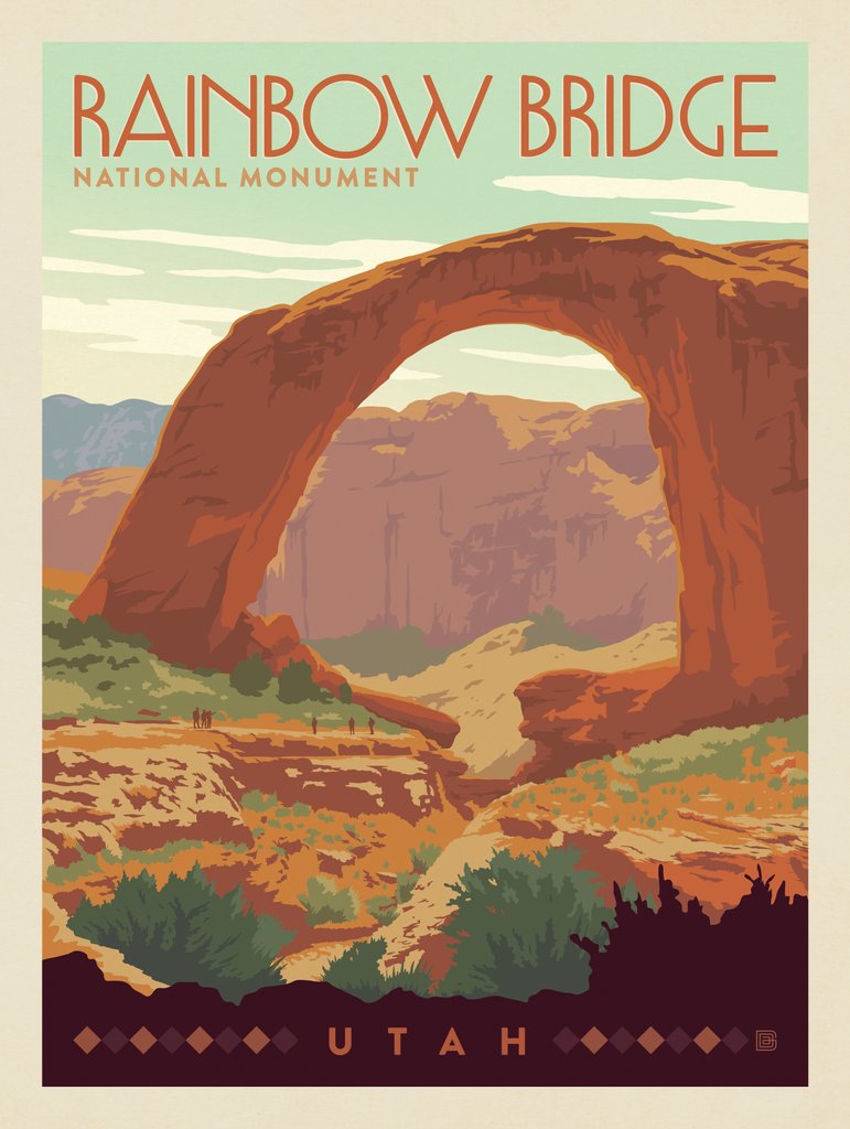 Rainbow Bridge National Monument - Art Print - Artwork