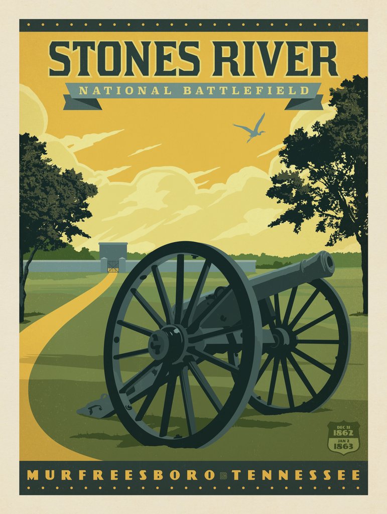 Stones River National Battlefield, TN - Art Print - Artwork