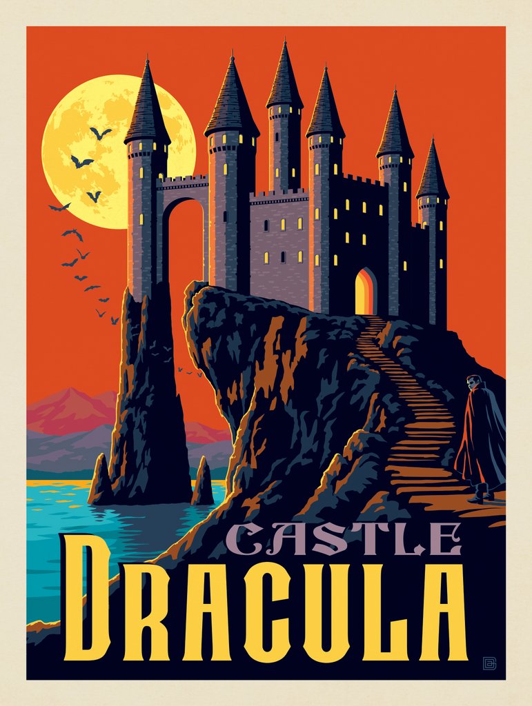 Castle Dracula - Art Print - Artwork
