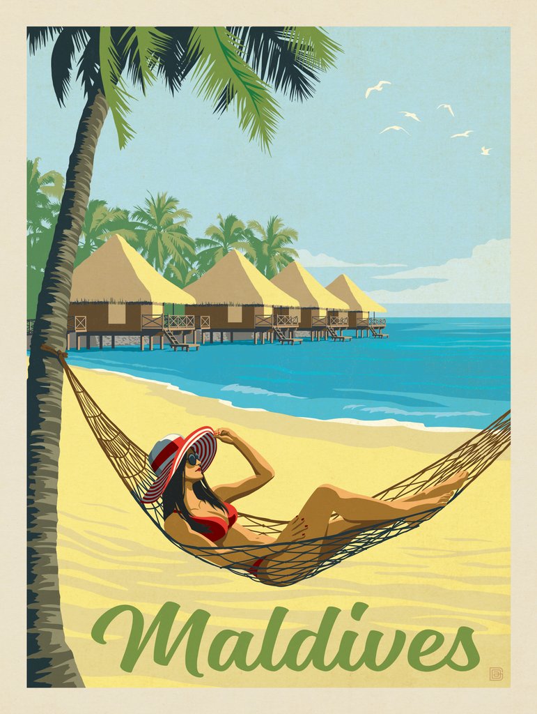 Maldives - Notecards - Artwork