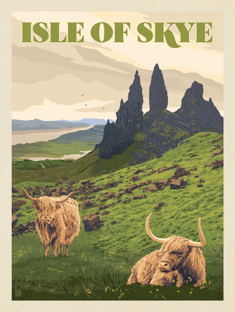 Scotland: Isle Of Skye - Art Print - Artwork