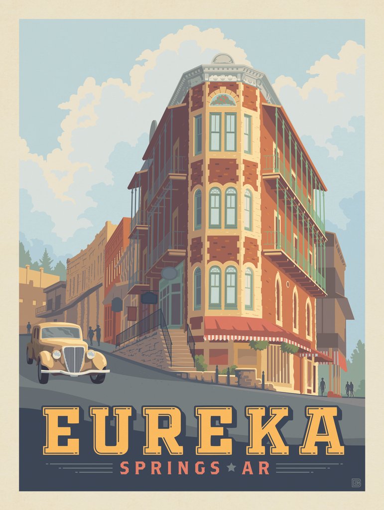 Eureka Springs, Arkansas - Art Print - Artwork