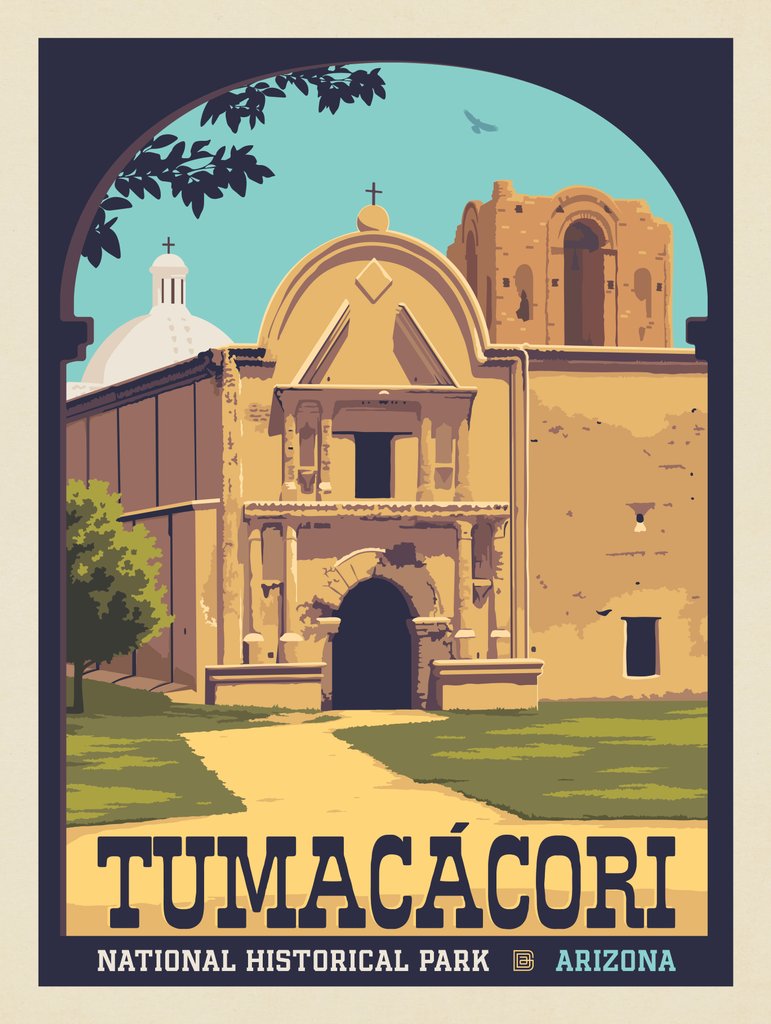 Tumacácori National Historical Park, Arizona - Canvas - Artwork