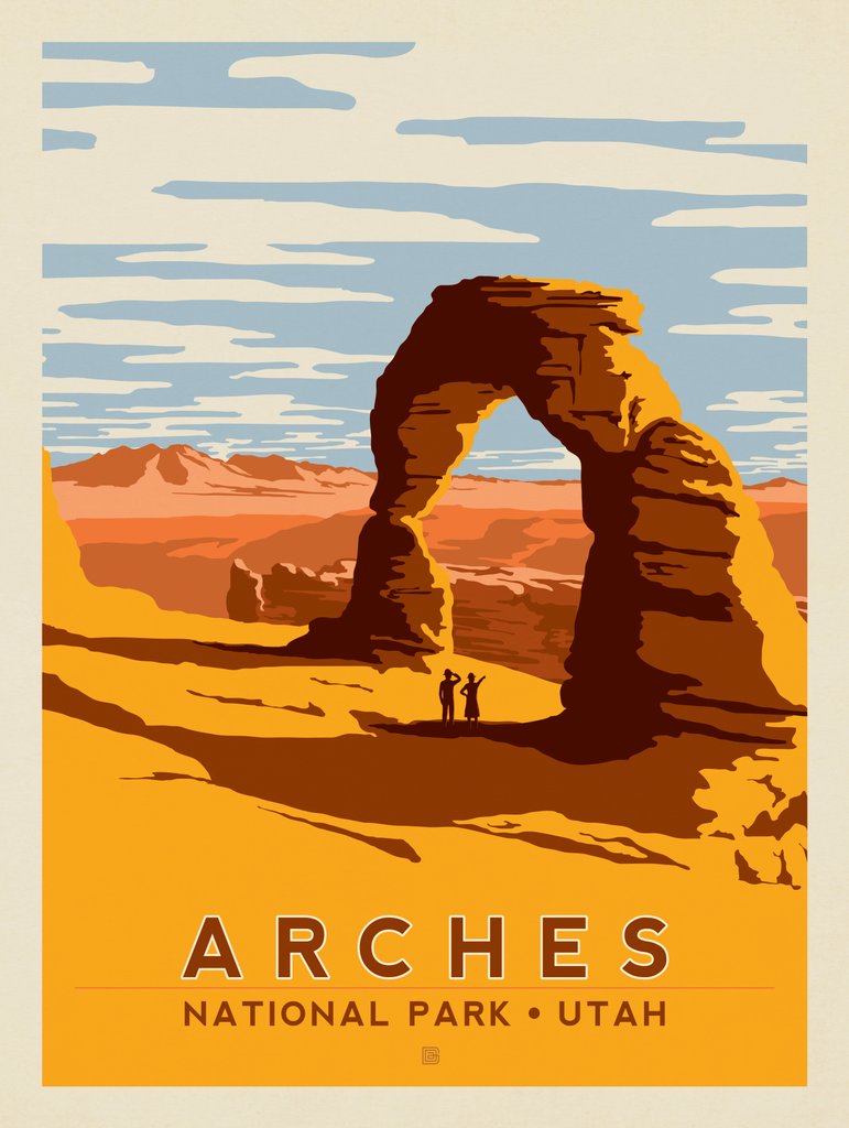 Arches National Park: Delicate Arch - Canvas - Artwork