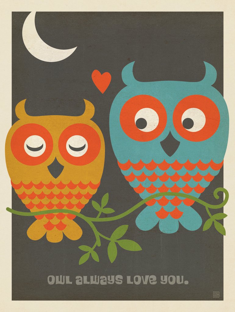 Owl Always Love You - Canvas - Artwork