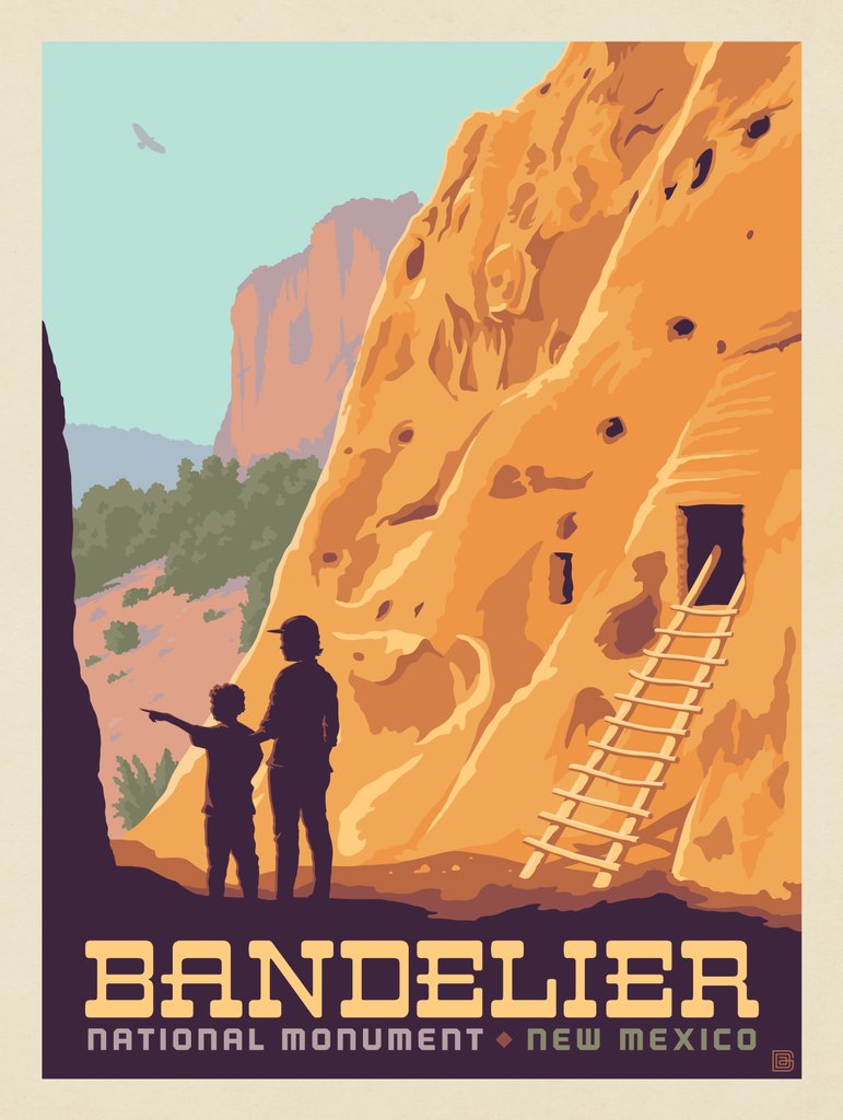 Bandelier National Monument, New Mexico - Art Print - Artwork