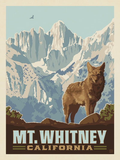 Mount Whitney, California - Art Print