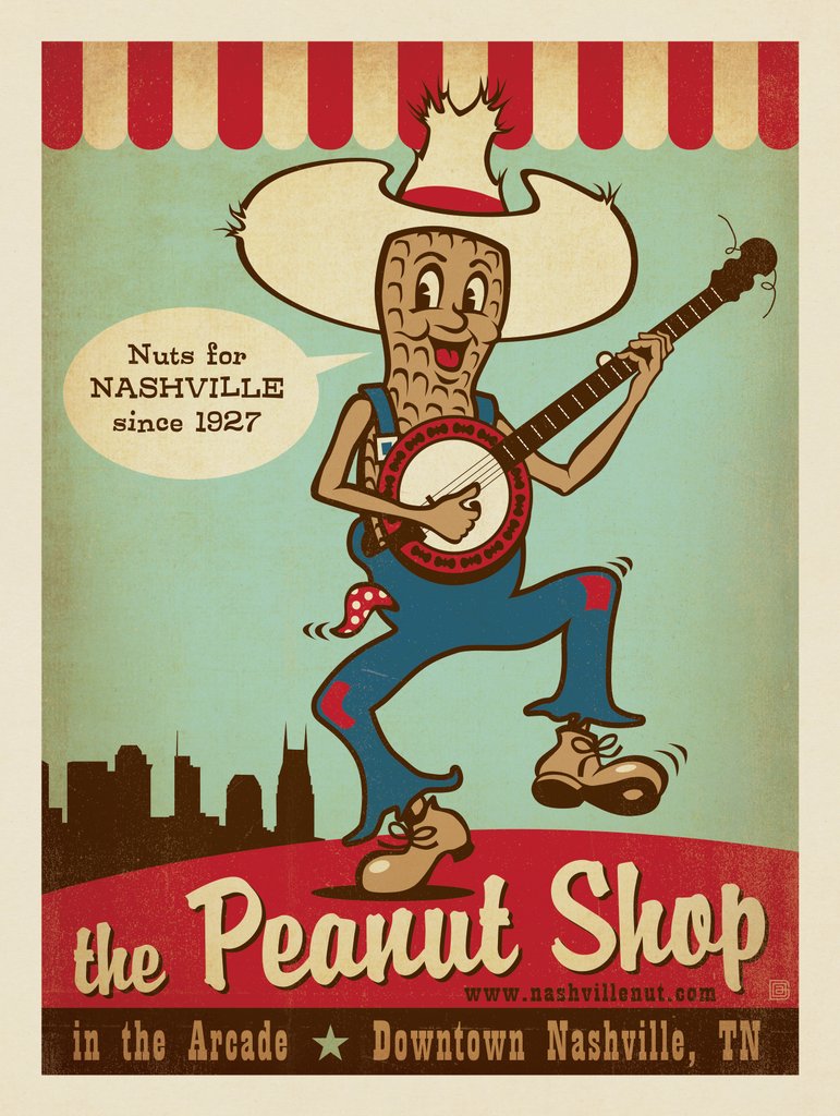 The Peanut Shop - Notecards - Artwork