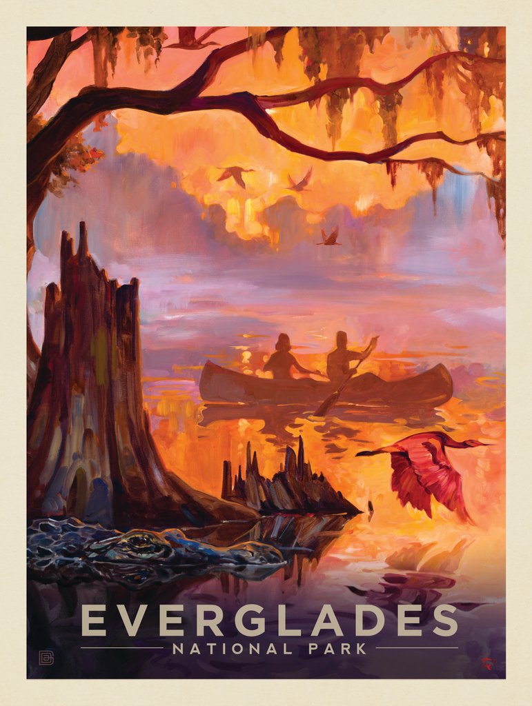 Everglades National Park: Silent Splendor-KC - Notecards - Artwork