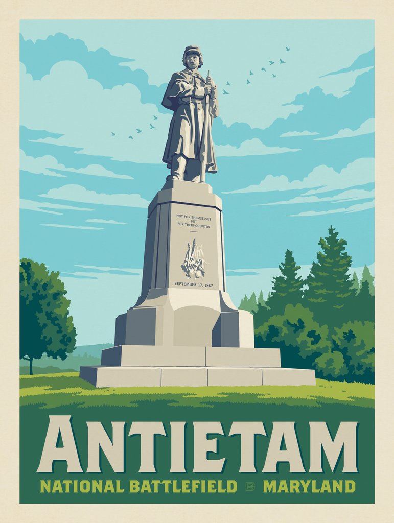 Antietam National Battlefield, Maryland - Notecards - Artwork